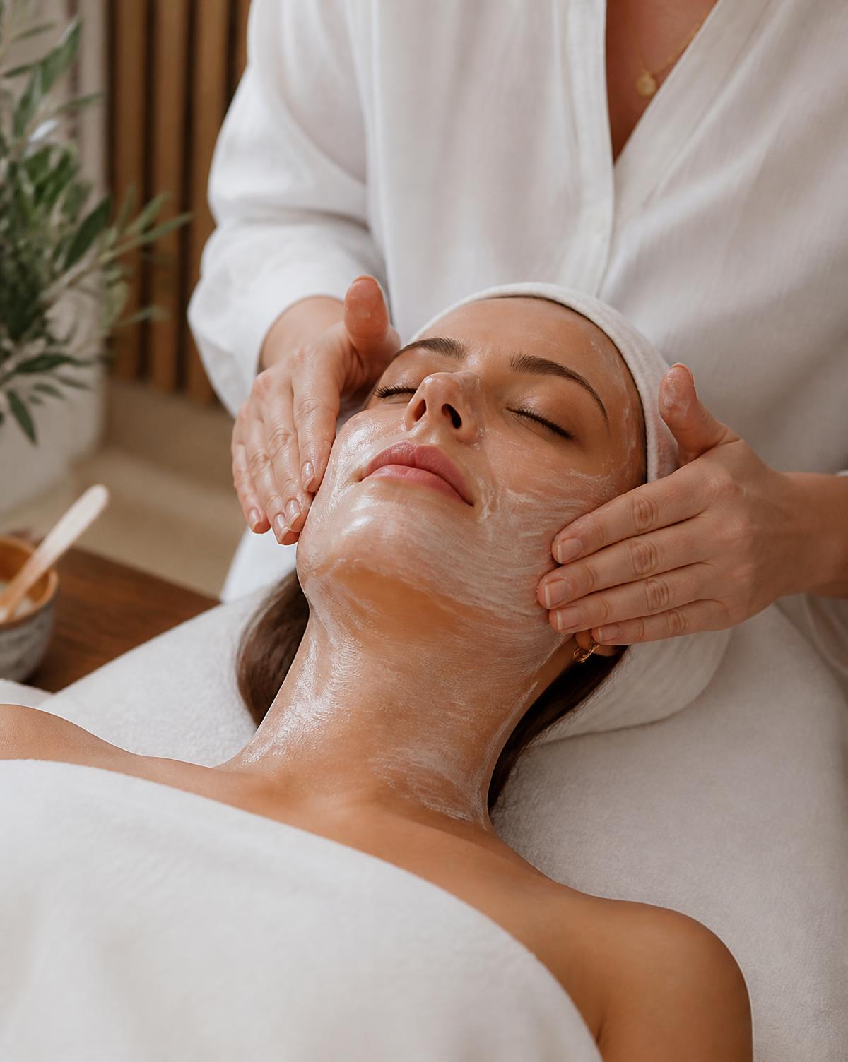 Tratamento facial na Merlin Saúde em Tavira